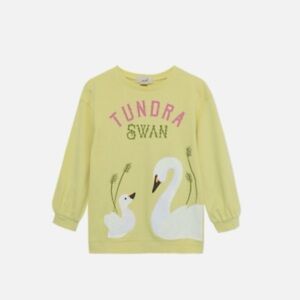 NWT Peek Kids Tundra Swan Shirt Size 6-7